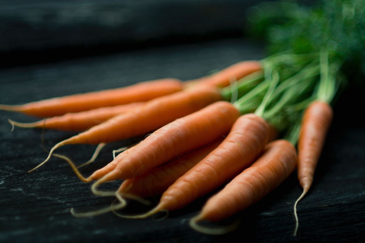 carrots on table