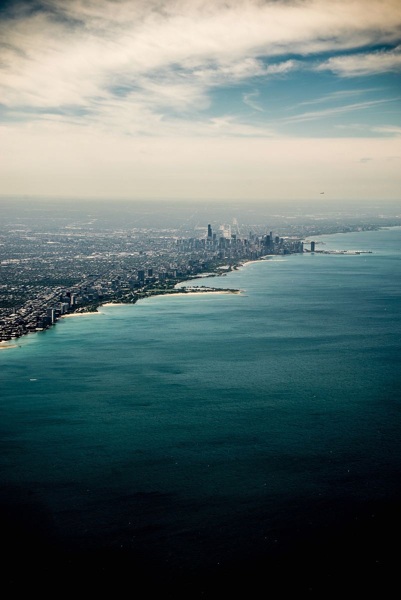 cityscape near sea