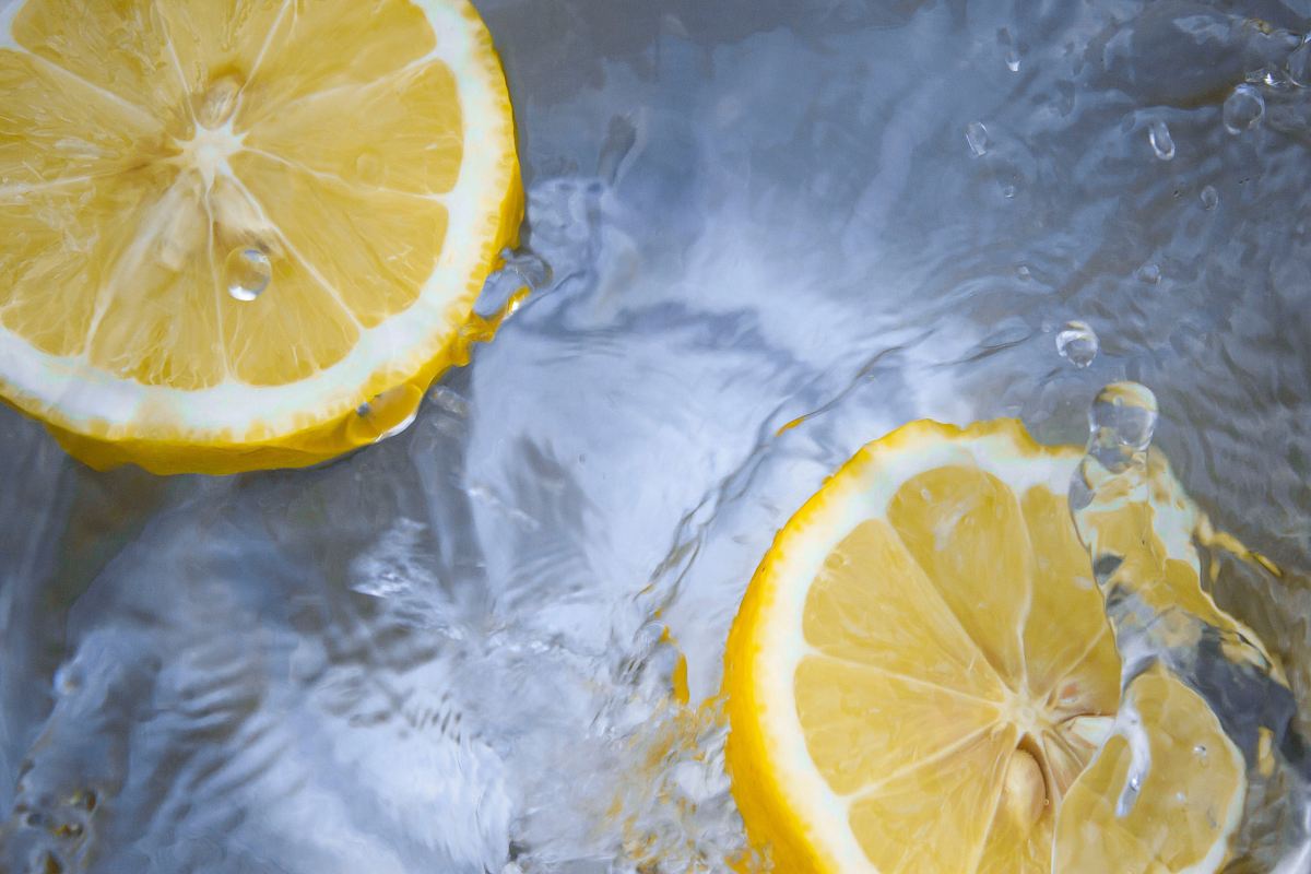 close-up photography of sliced lemons