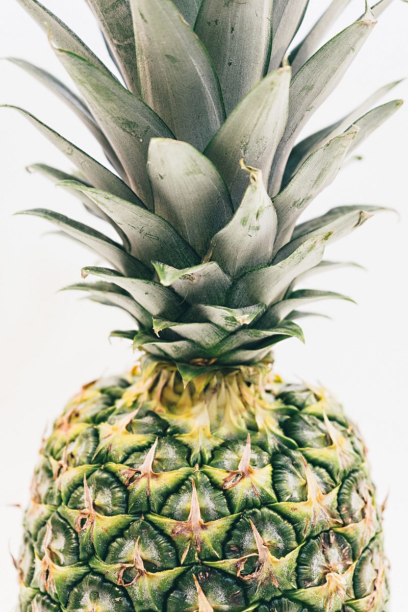 green pineapple fruit
