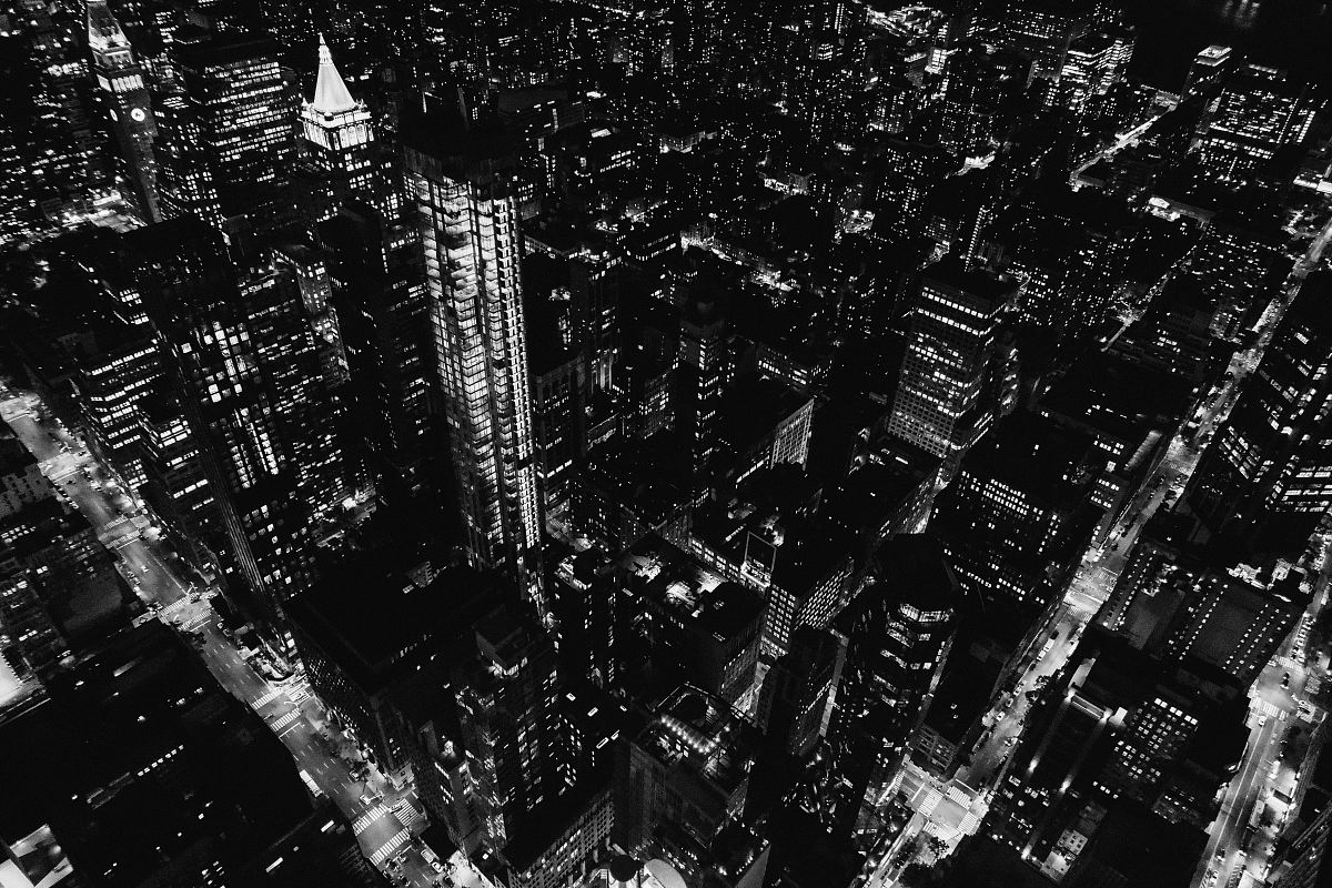 high-angle photography of buildings