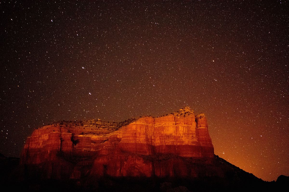 landscape photo of brown mountain