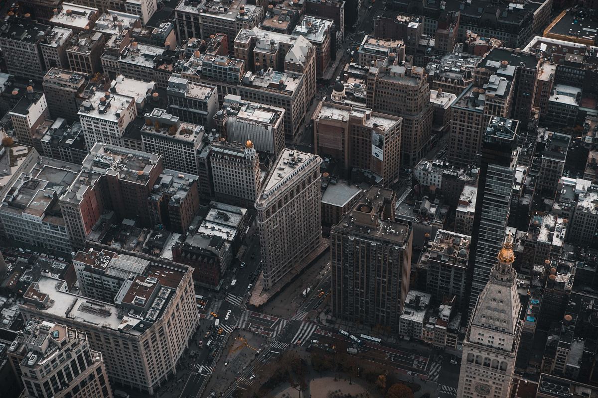 New York City in aerial photography