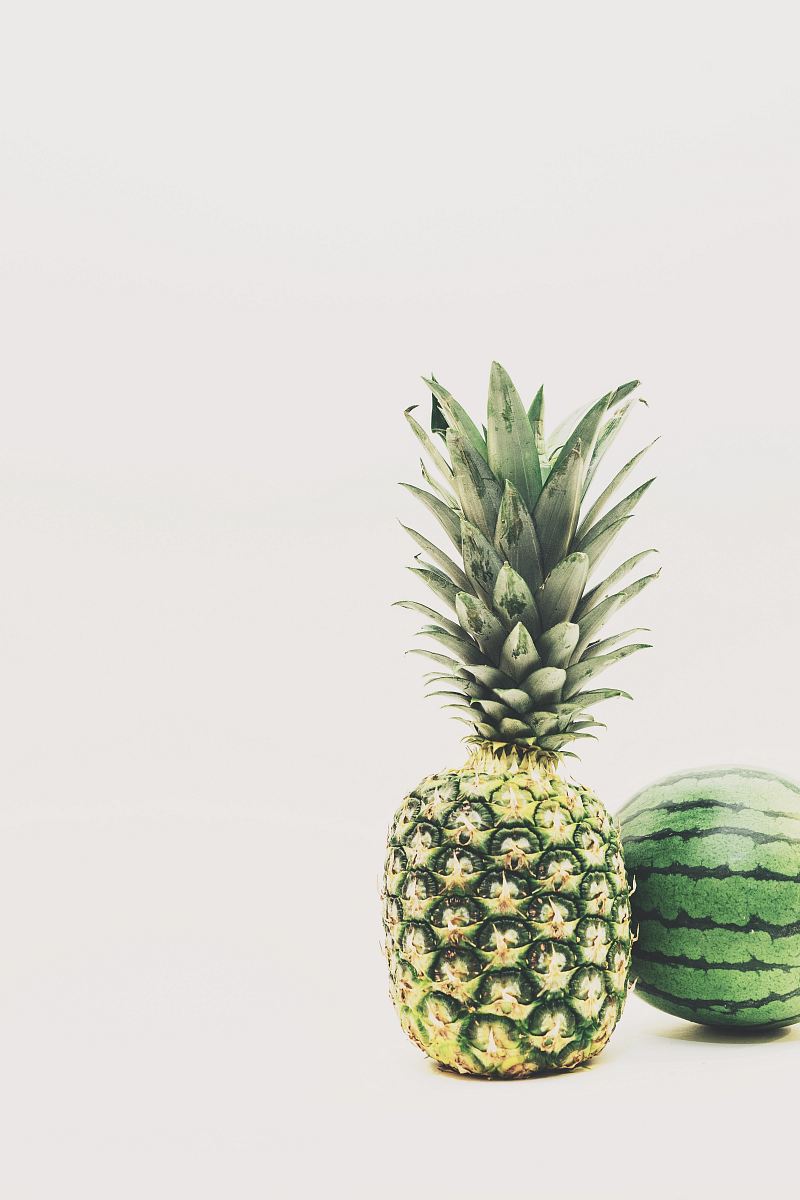 water melon and pineapple