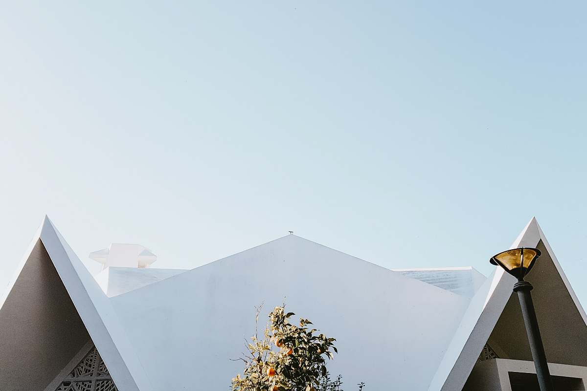 plant concrete church under clear sky at daytime 4k