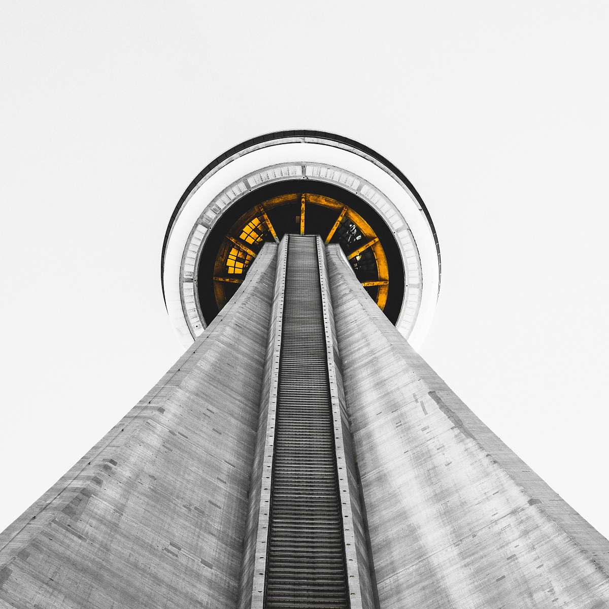 building low-angle photography of gray concrete high-rise building toronto
