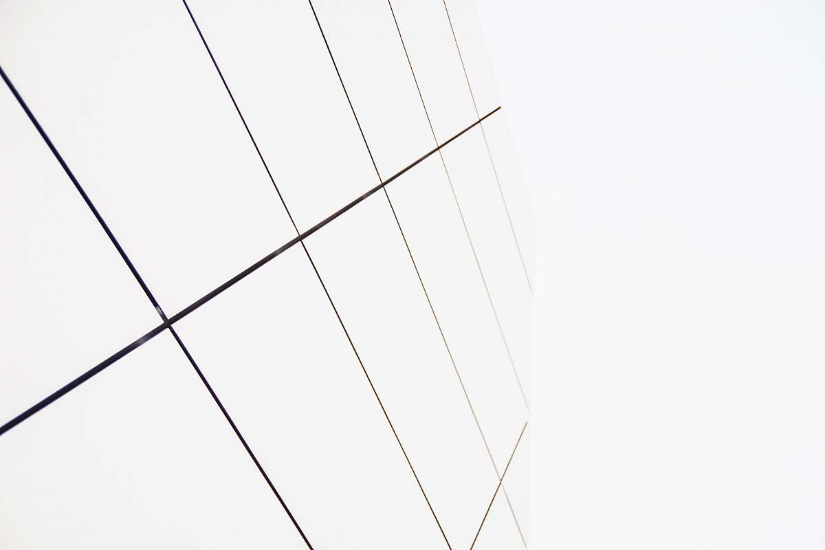 white rectangular white panel 3D wallpaper lyon