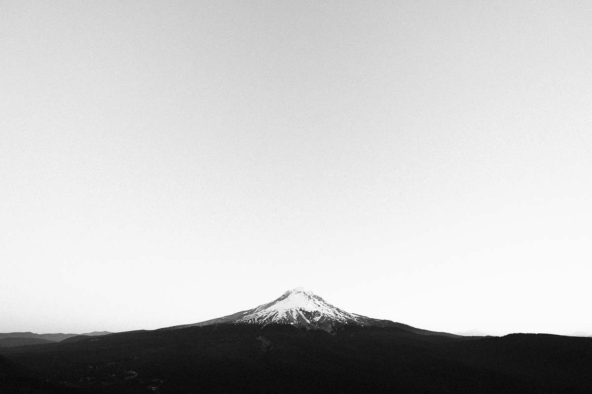 nature snowy mountain peak white