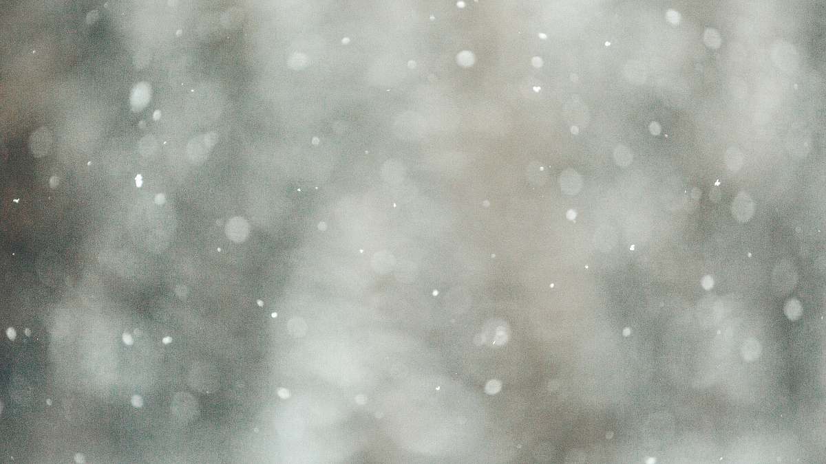 winter bokeh photography of gray lights snow