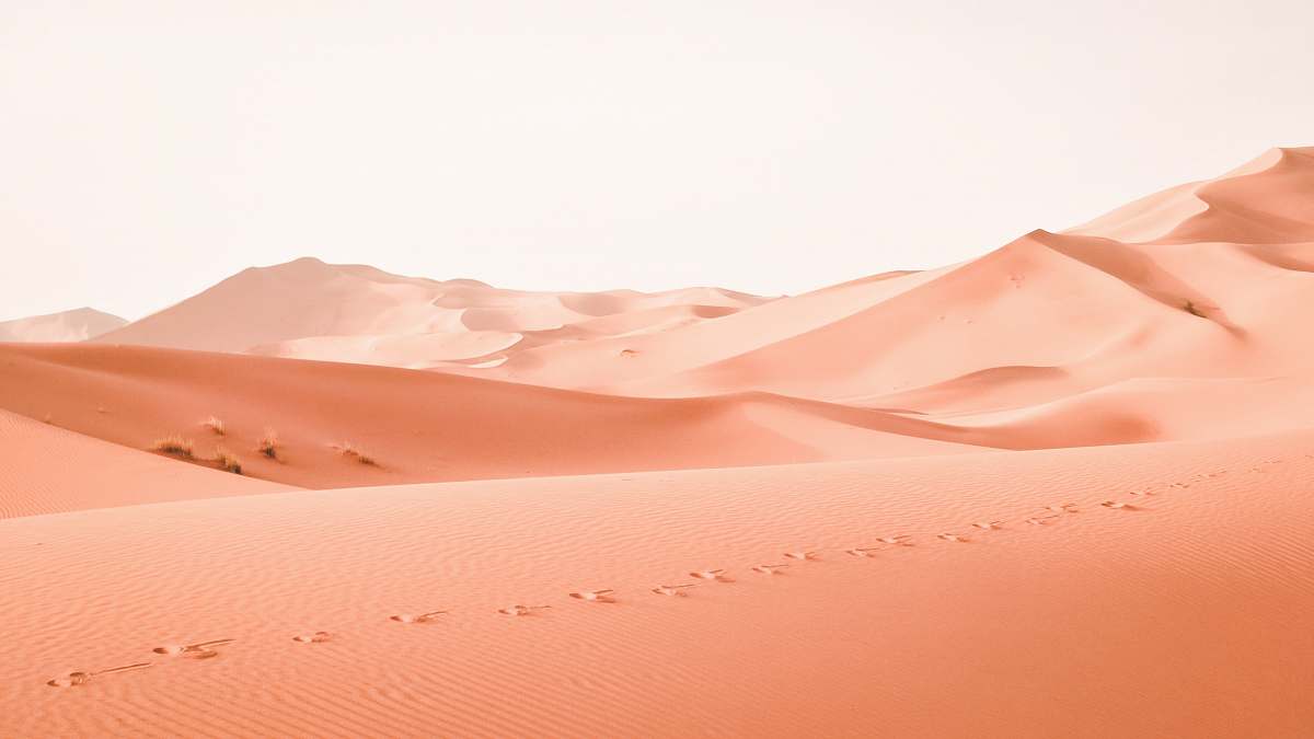 desert landscape photography of dessert orange