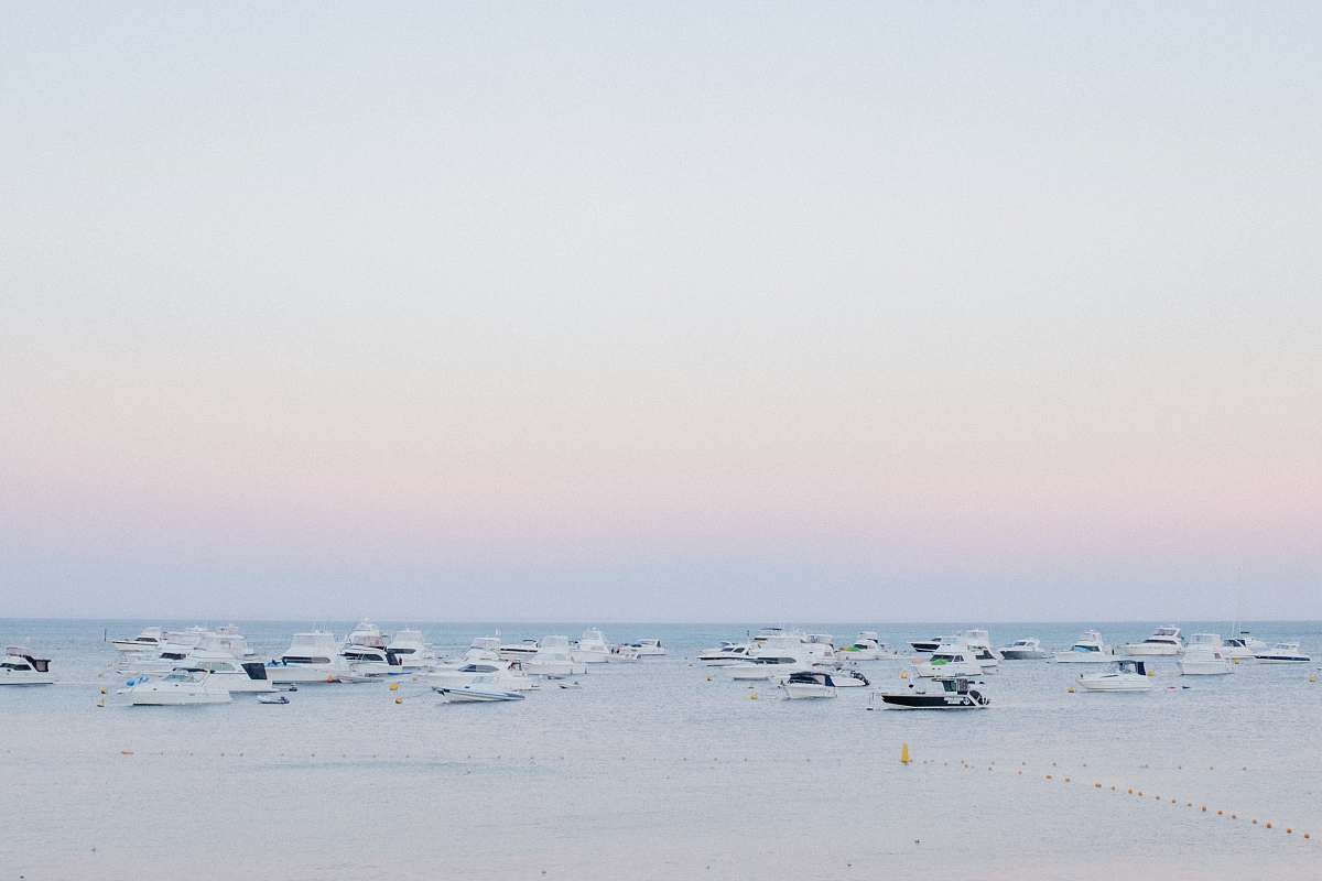 ocean lot of yachts on body of water clear blue sky outdoors