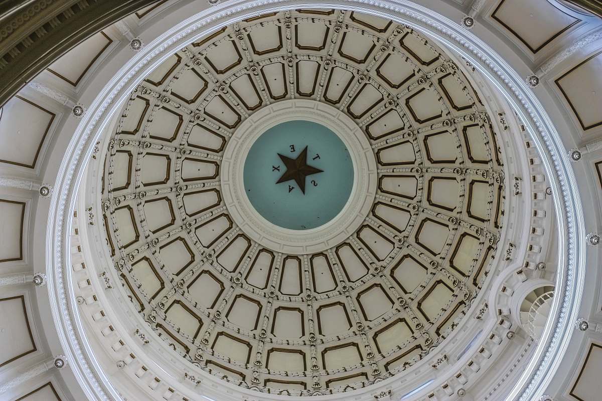 building architectural photography of white building dome