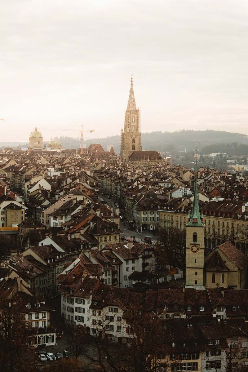 architecture aerial view photography of buildings during daytime church