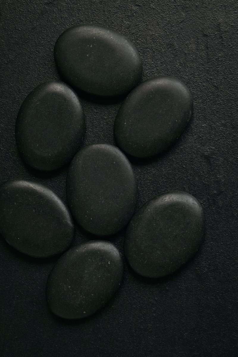 sphere seven black pebbles product