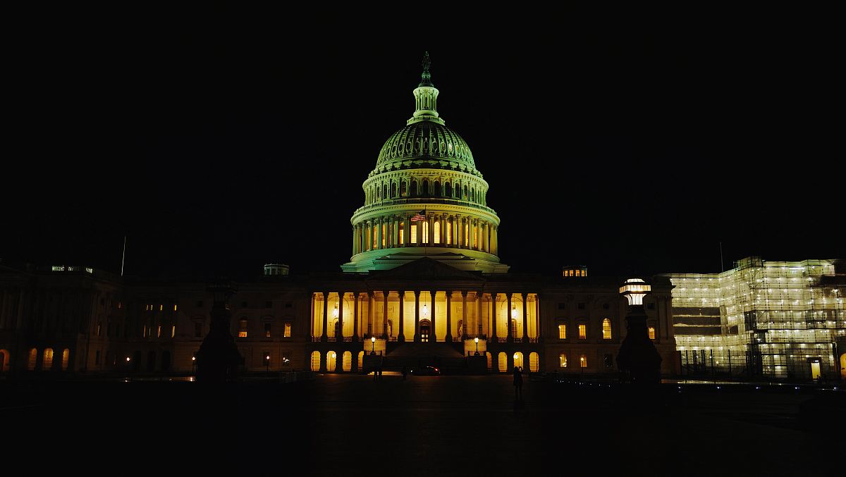 architectural photography of lighted city buildings