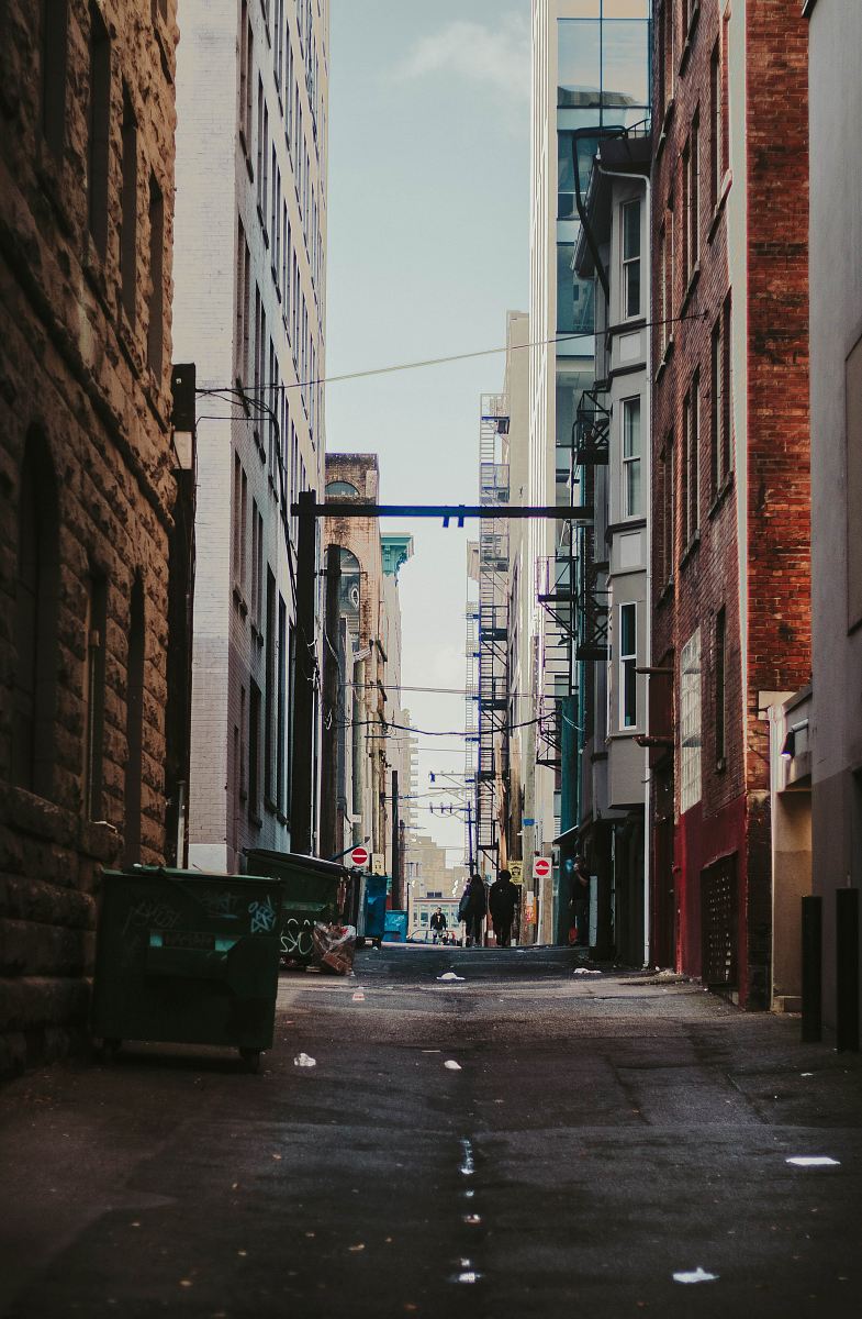 brown concrete buildings