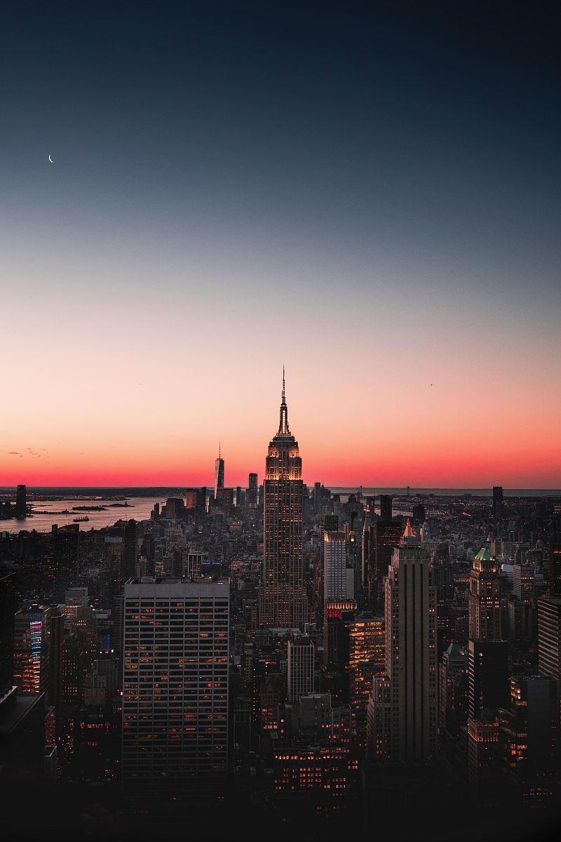 Empire State Building, New York at night