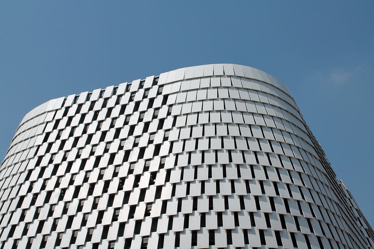 low angle photography of high-rise building