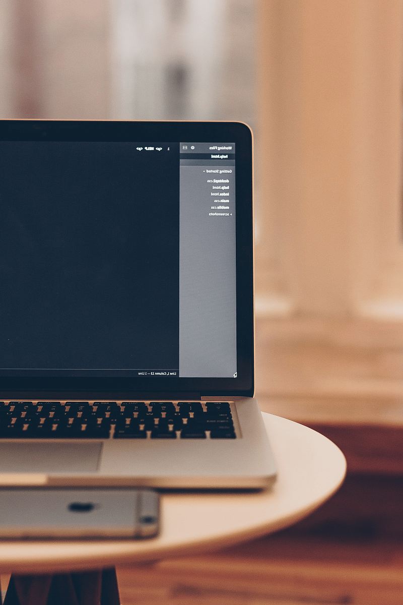 MacBook Pro displaying files