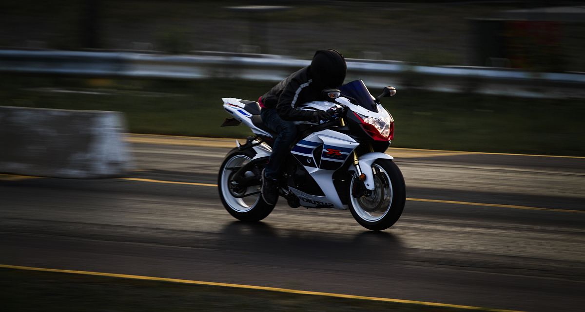 someone riding a bike