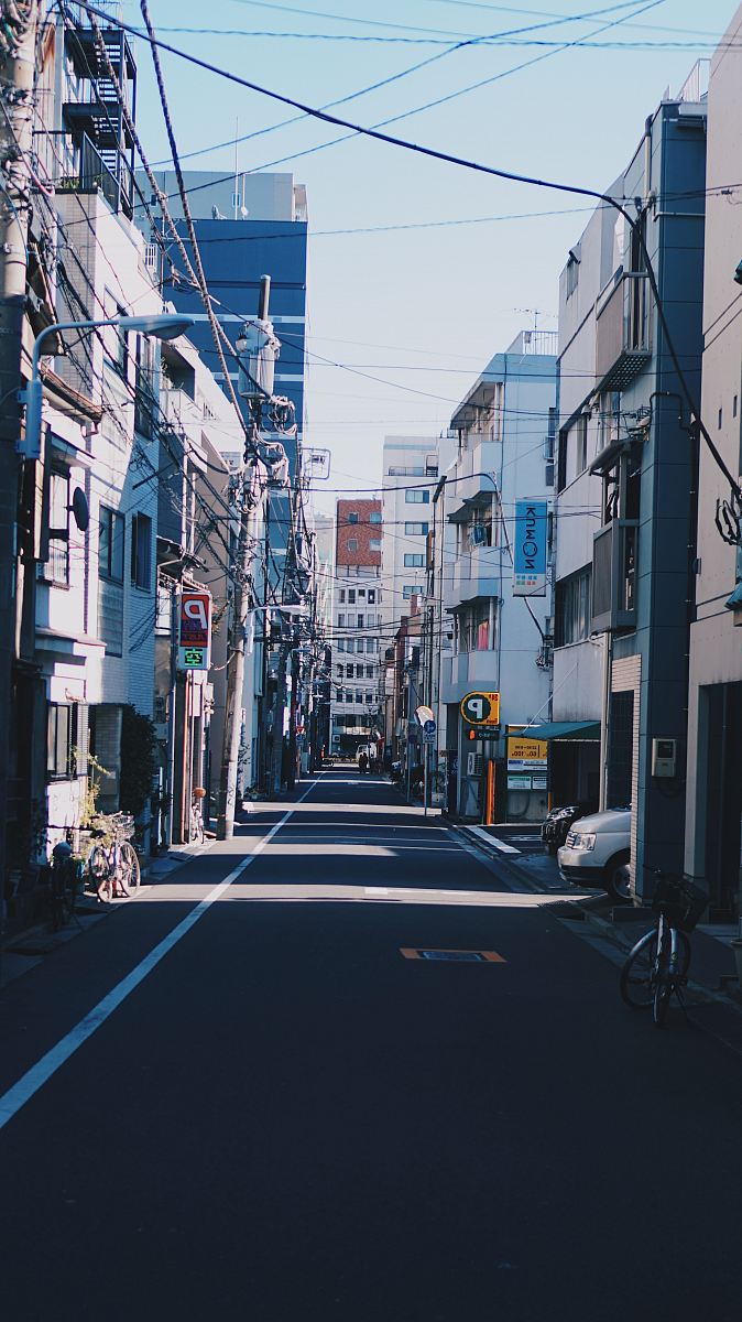 road with buildings during day