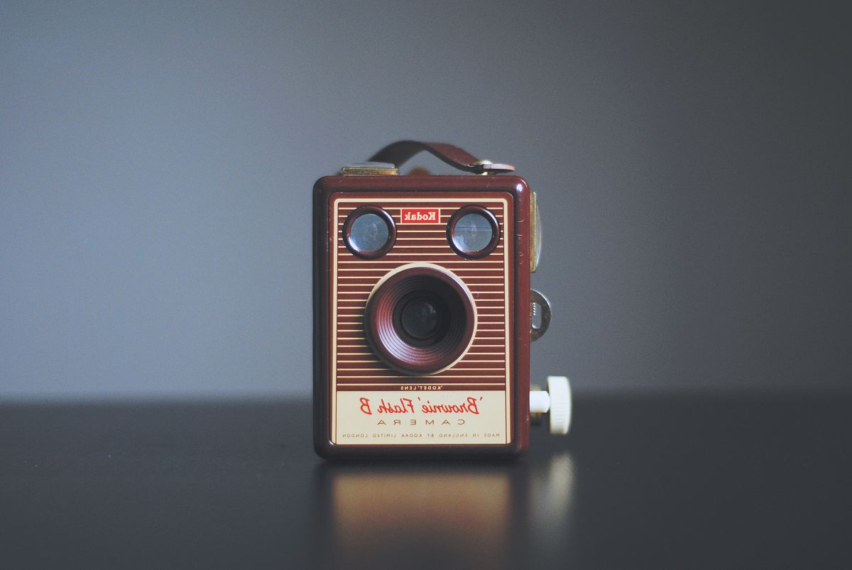 Shallow Focus Photography Of Vintage Brown Camera Image Free Photo