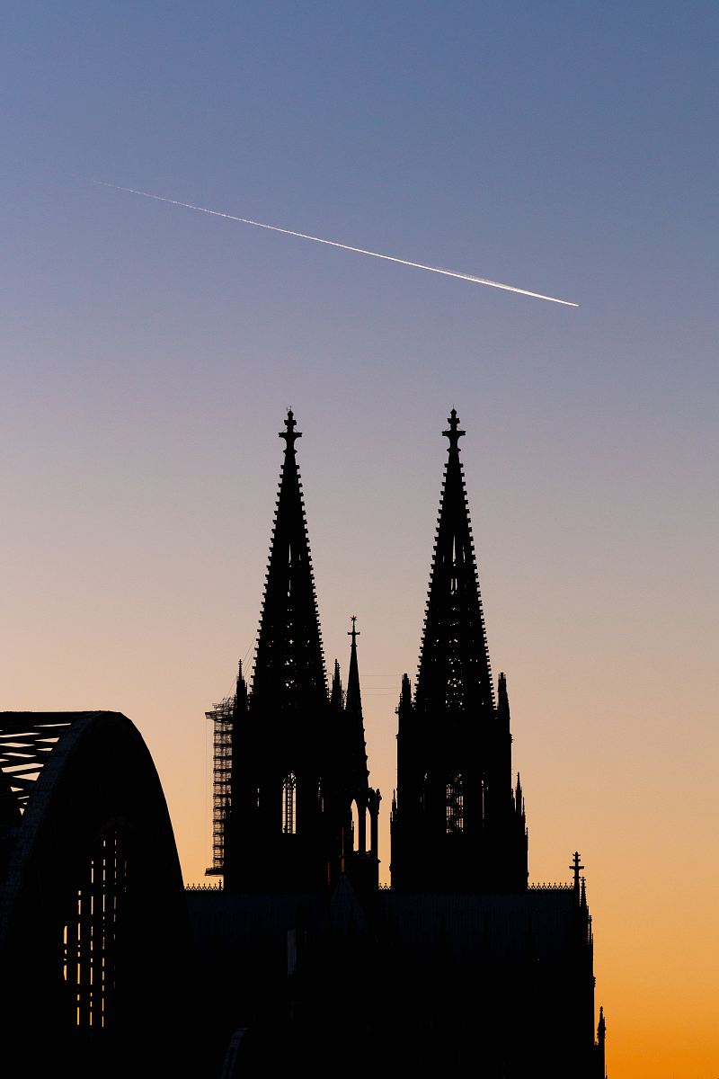 silhouette of high-rise buildings during golden hour