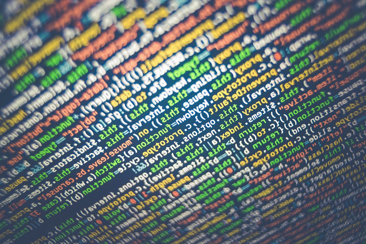 tilt-shift photography of HTML codes
