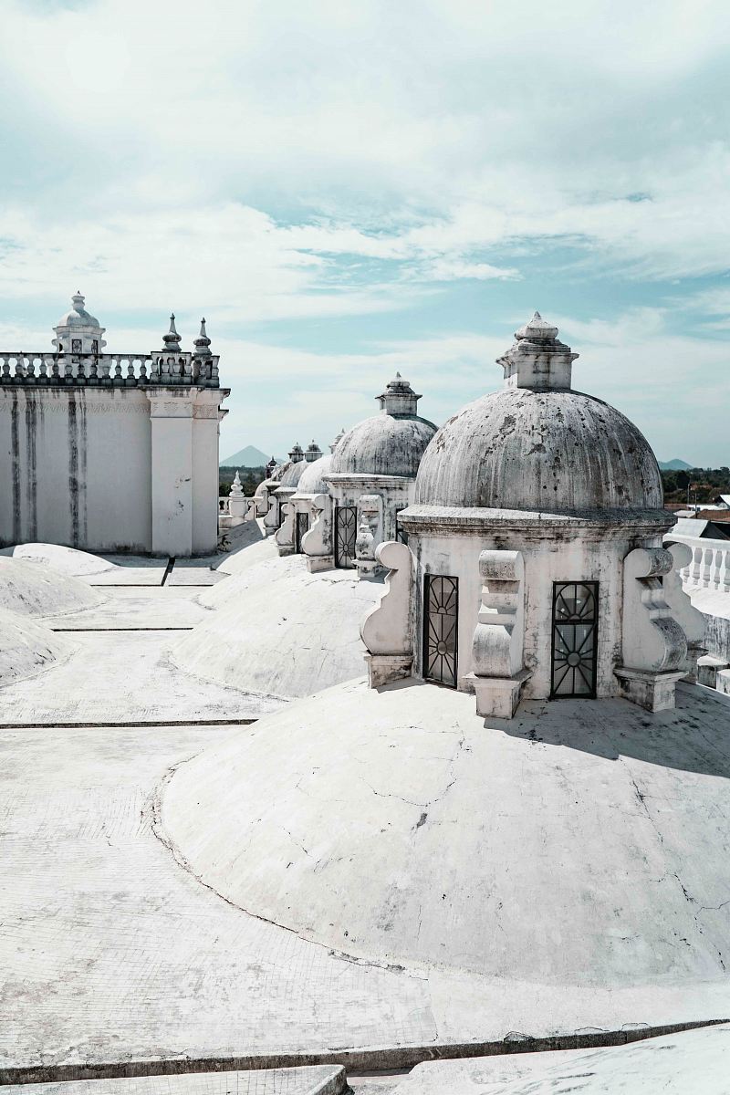 white and grey domed building