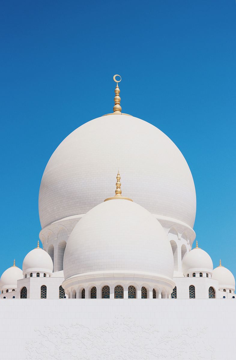 white concrete mosque