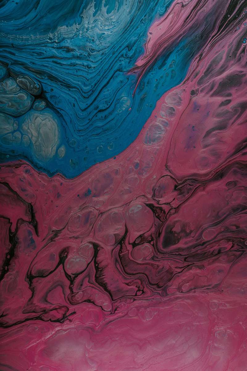 painting blue and pink abstract painting modern art