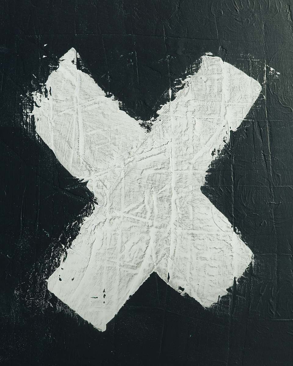 art white and black abstract painting painting