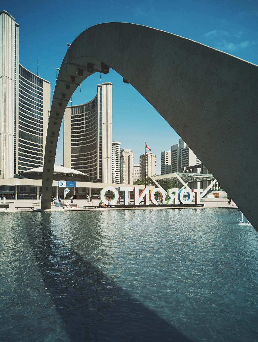 canada Toronto signage nathan phillips square