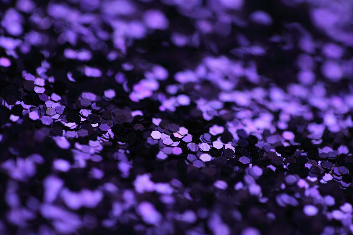  closeup photo of purple sequin lot 