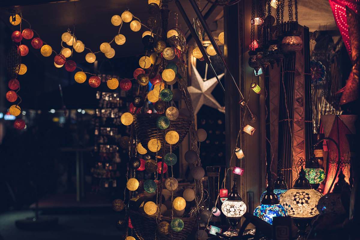 innsbruck assorted-color string lights turned on christmas light
