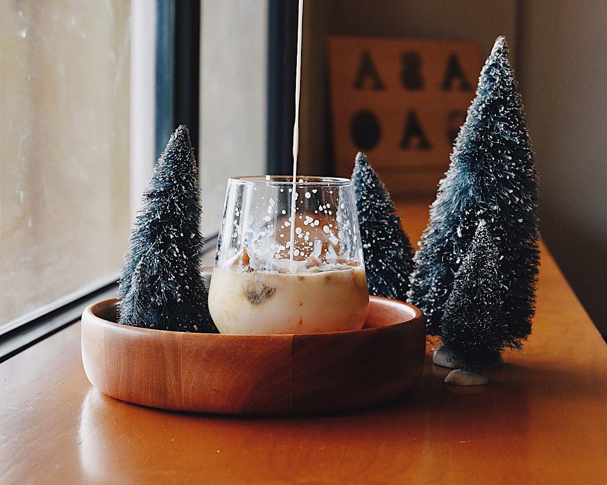 drink pine tree miniature decor cup