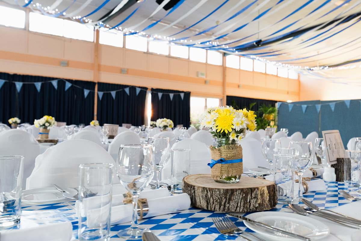 table party dish arrangement event