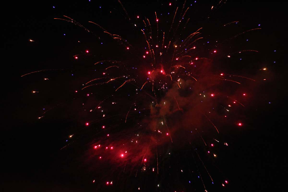 outdoors fireworks nature
