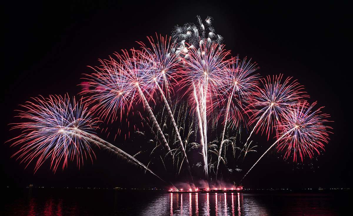 fireworks photo of fireworks display outdoors