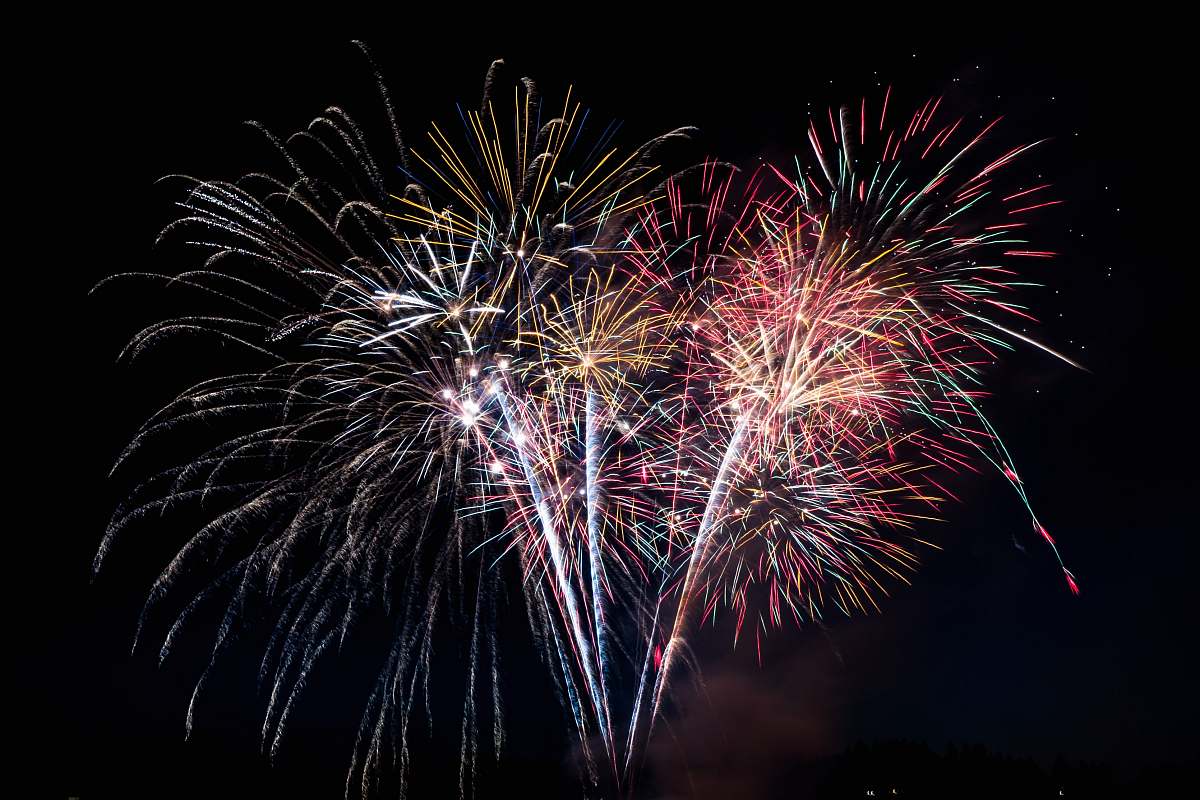 fireworks fireworks at nighttime night