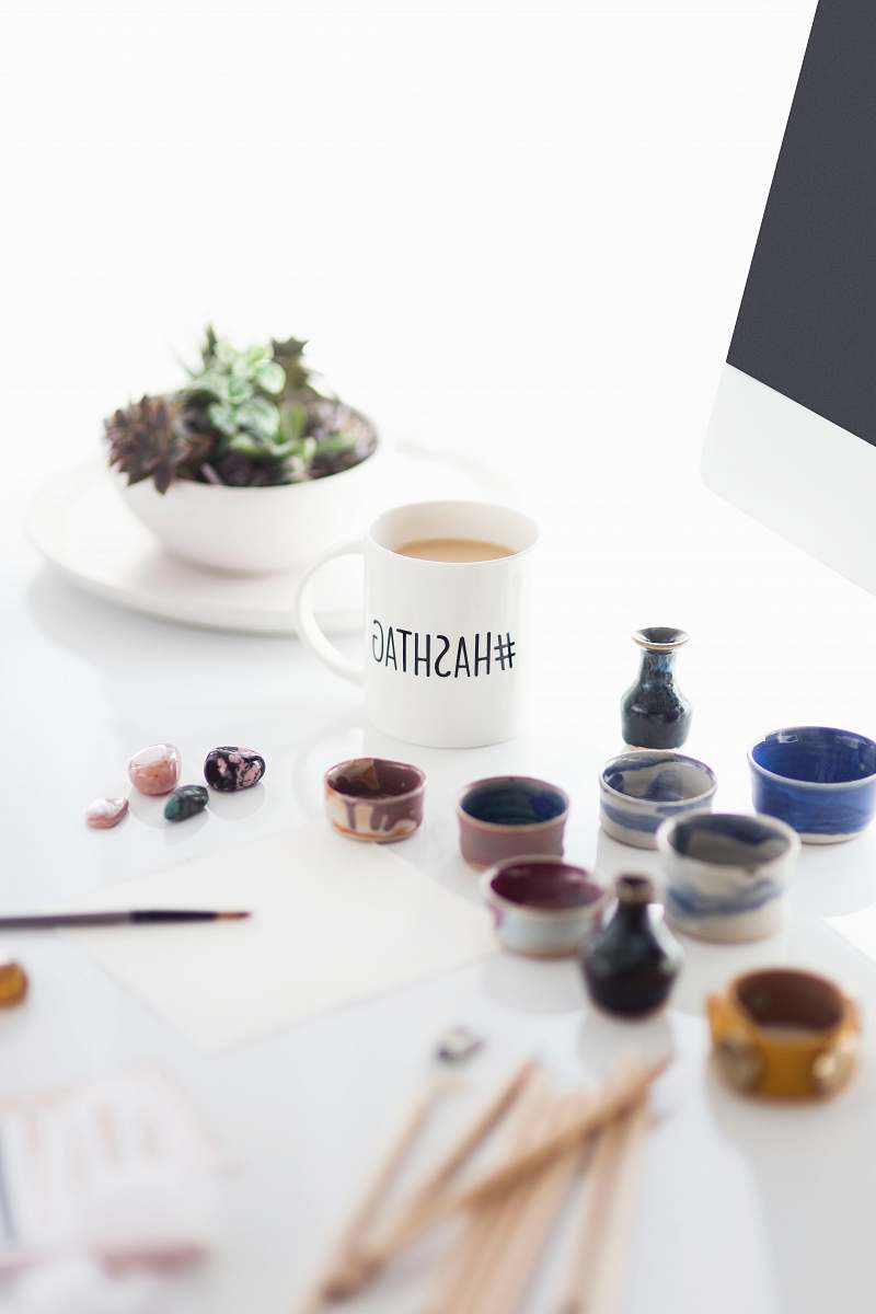 cup white #hashtag ceramic mug filled with coffee coffee cup