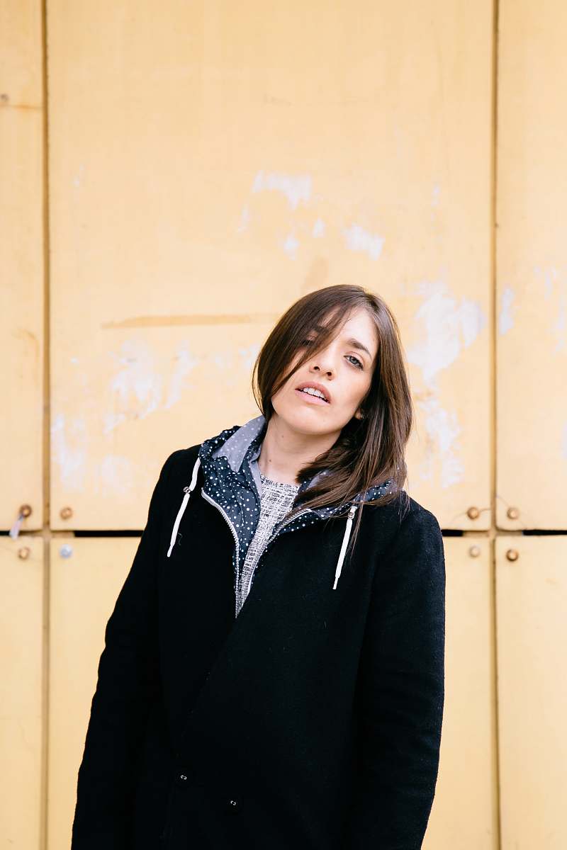 clothing woman wearing black full-zip hoodie biblioteca nacional de buenos aires