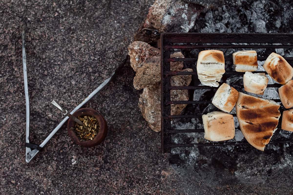 cordoba grilled bread on black grill bread