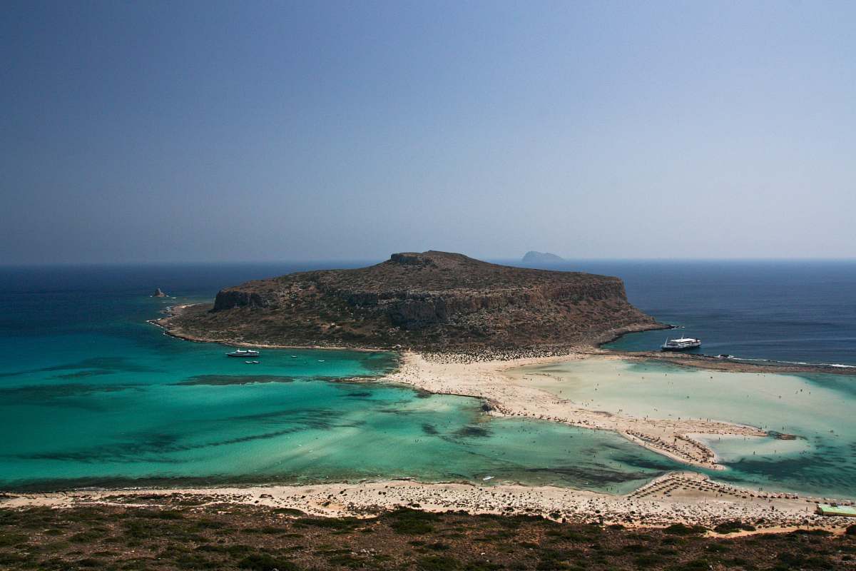 water overlooking view of island surrounded by water island