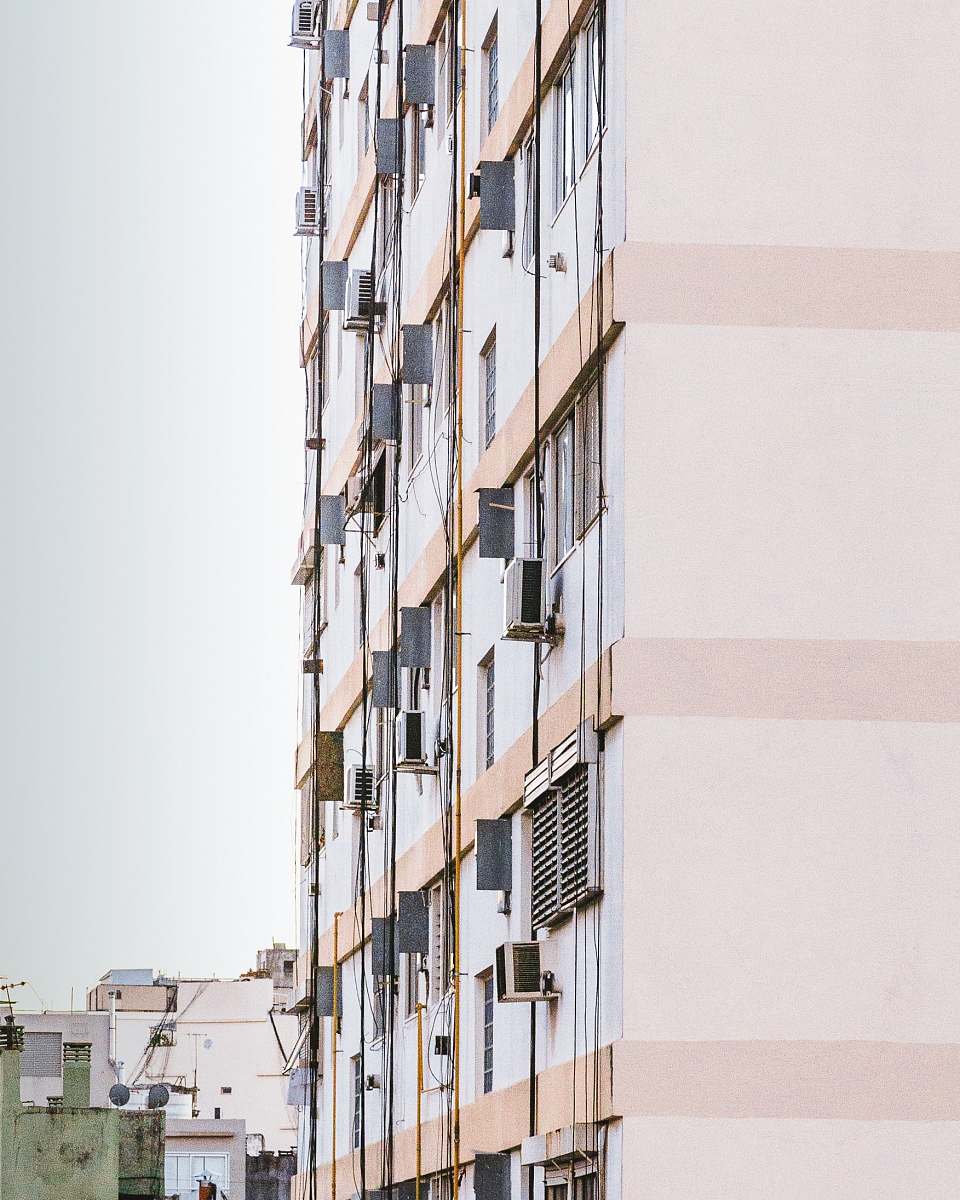 housing white and beige building facade buenos aires