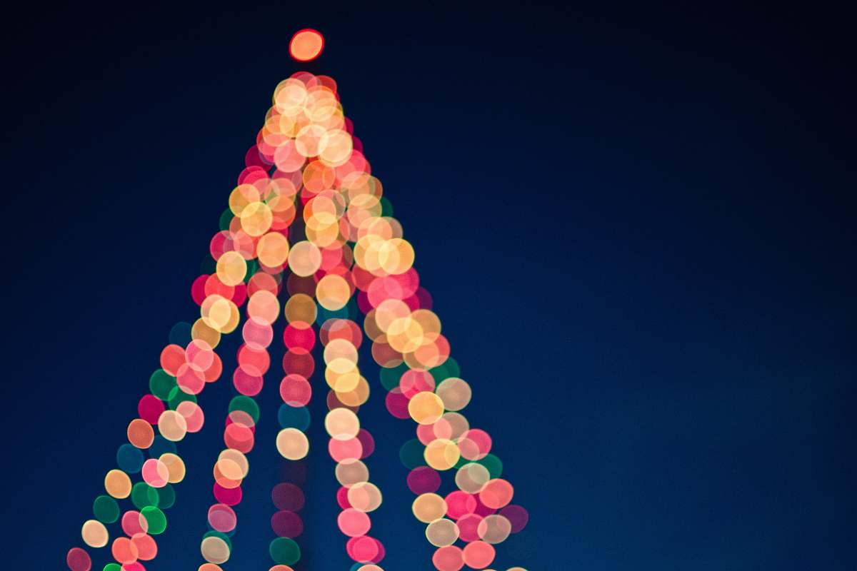 bokeh multicolored bokeh lights lights