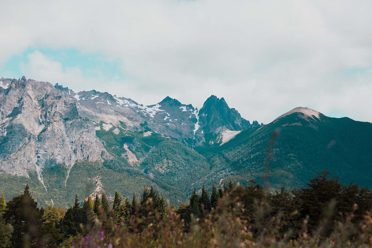 nature landscape photography of green mountain outdoors