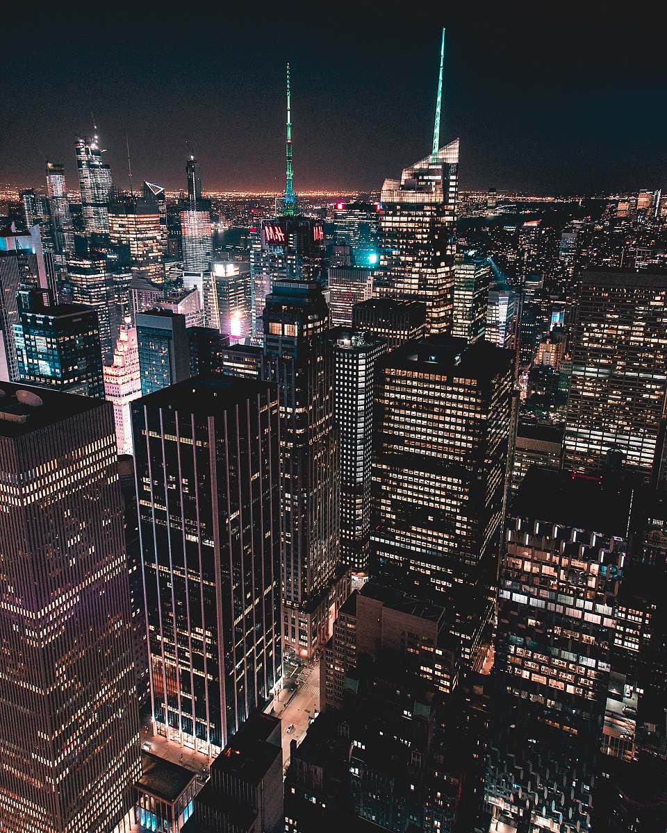 city aerial photography of city building new york
