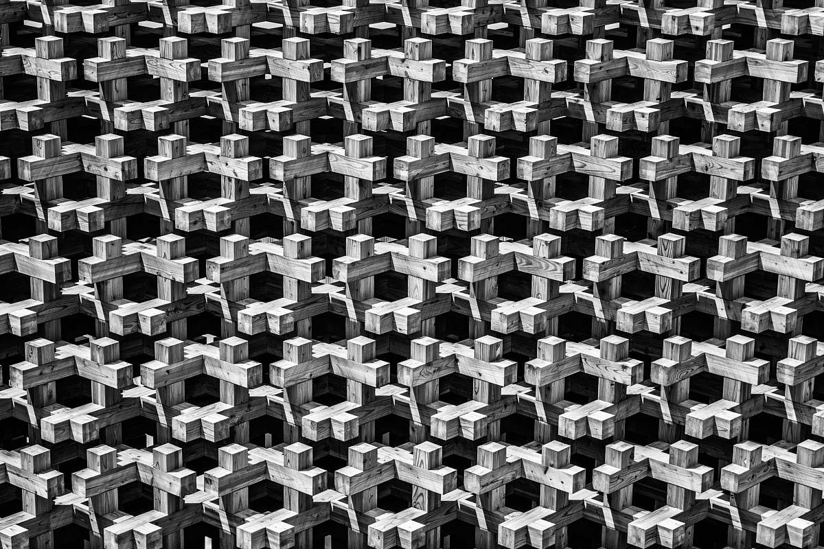 pattern gray and black cross wallpaper wood