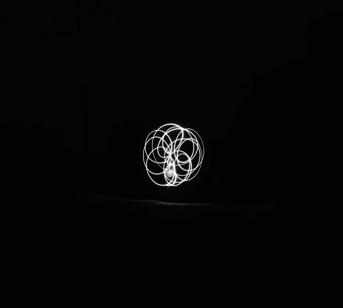 black turn on black plasmas ball white